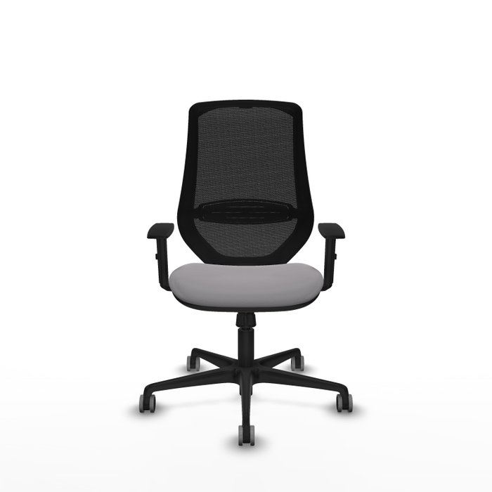 PIQUERAS Y CRESPO Silla de oficina Mardos con mecanismo Sincro, Gris y Negro PIQUERAS Y CRESPO Silla de oficina Mardos con mecanismo Sincro, Gris y Negro