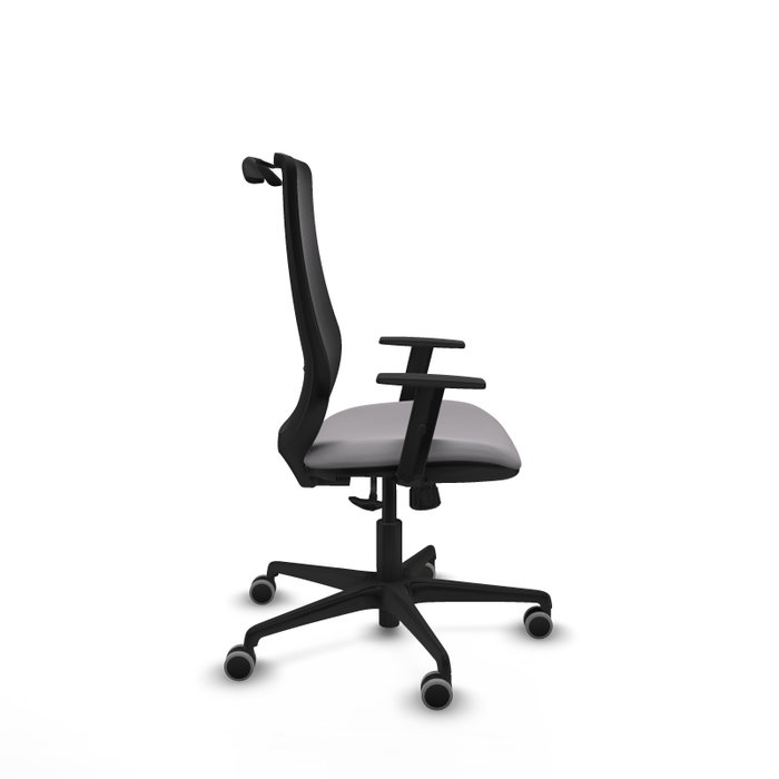 PIQUERAS Y CRESPO Silla de oficina Mardos con mecanismo Sincro, Gris y Negro PIQUERAS Y CRESPO Silla de oficina Mardos con mecanismo Sincro, Gris y Negro