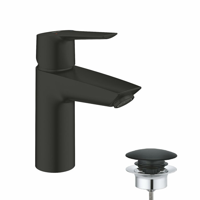 Grohe Mezclador monomando de lavabo GROHE Start Negro mate Talla S