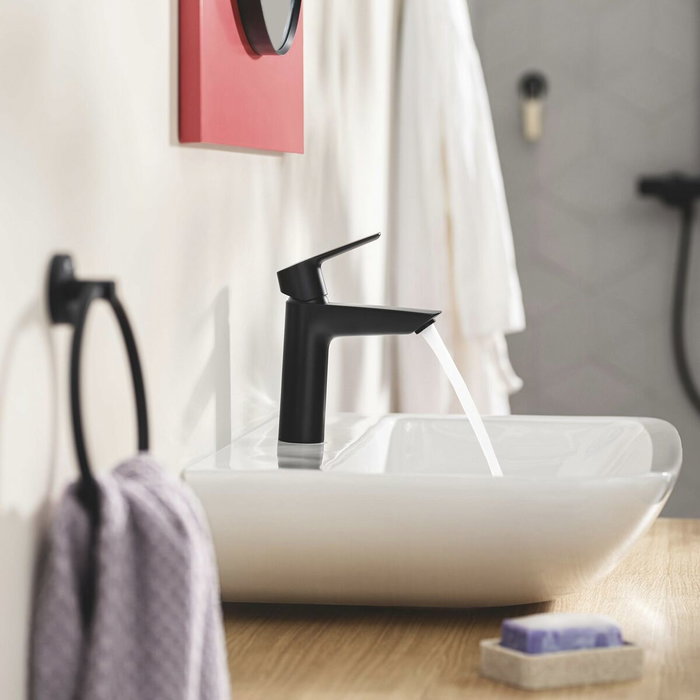 Grohe Mezclador monomando de lavabo GROHE Start Negro mate Talla S