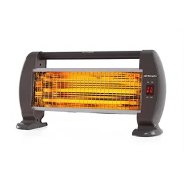 Orbegozo BP 0206 Estufa de Cuarzo 1200 W Negro