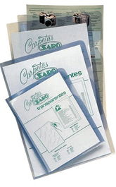 Dosier Angulo Recto Saro Pvc 280Μ Fº Transparente Paquete De 50