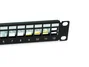 EQUIP Patch Panel Keystone Cat6A 12 puertos 10 pulgadas FTP 1U