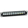 Equip Patch Panel 12 puertos Cat6a 10" FTP 1U Montaje en montaje sw