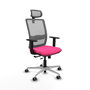 PIQUERAS Y CRESPO Silla de oficina Haches Rosa y Gris
