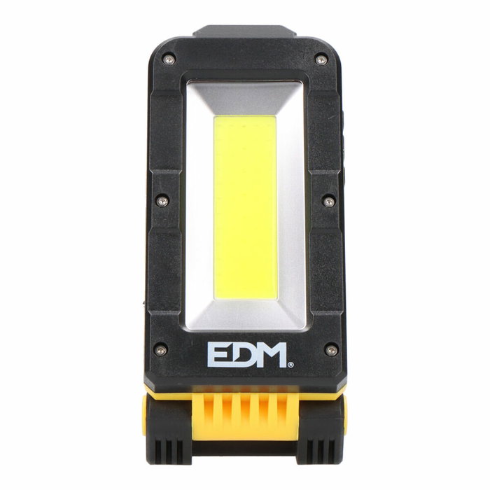 Edm Linterna de trabajo LED recargable con base basculante de 180°