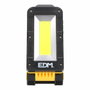 Edm Linterna de trabajo LED recargable con base basculante de 180°