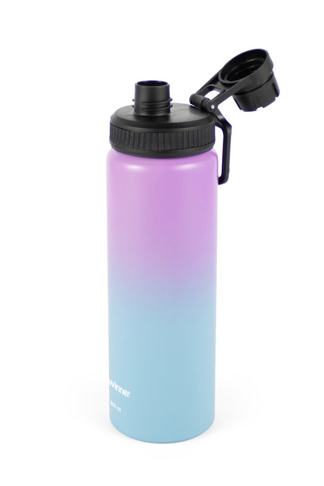 Inde Botella Sport Aluminio Bicolor 800 ml - 24,2x7,3 cm (12 Unidades) Inde Botella Sport Aluminio Bicolor 800 ml - 24,2x7,3 cm (12 Unidades)