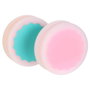 Cosmetic Club Esponja Depilatoria y Exfoliante Doble Cara Rosa y Azul 7 cm