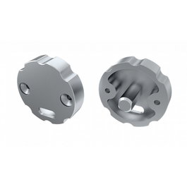 Tapón Final Perfil Ajuste Tipo COSMO - Aluminio Plata