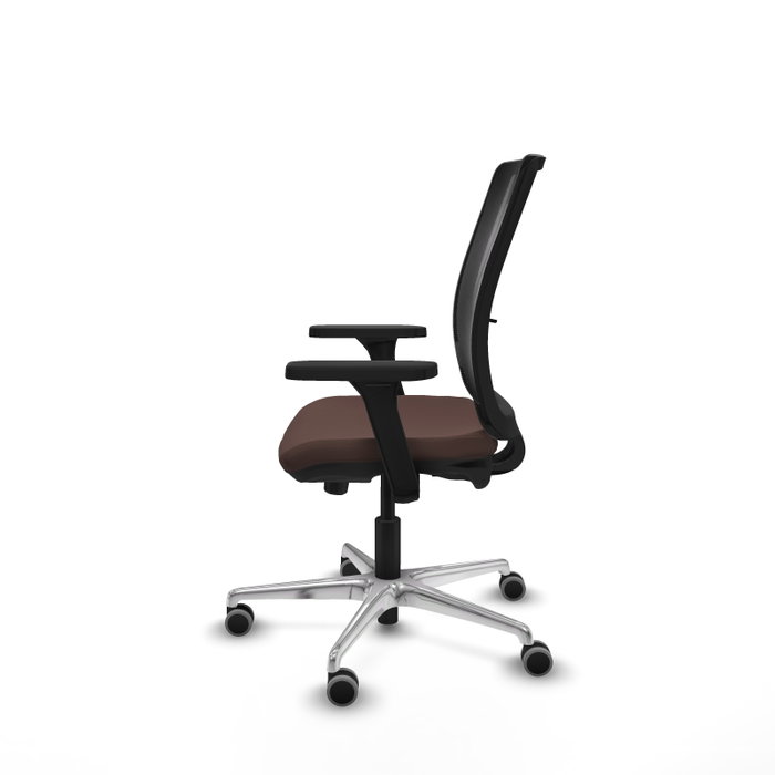 PIQUERAS Y CRESPO Silla de oficina Haches Marrón oscuro y Negro PIQUERAS Y CRESPO Silla de oficina Haches Marrón oscuro y Negro