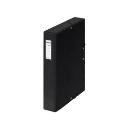 Dohe Caja de proyectos de cartón forrado negro 245x350mm