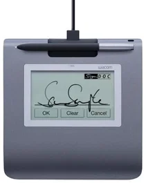 Wacom STU-430 Signature pad tableta digitalizadora Negro, Gris