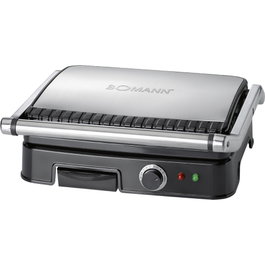Bomann KG 2242 CB Parrilla de contacto de 2000W en negro