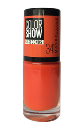 Color Show 60 Seconds, Esmalte de uñas, N.º 341, Adjunto naranja, 7 ml