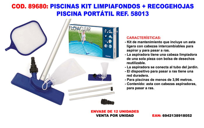 Bestway 58013 Kit de mantenimiento para piscina