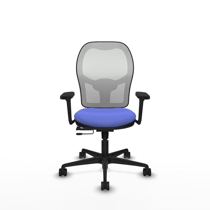 PIQUERAS Y CRESPO Silla de oficina Jorquera con mecanismo Sincro/Traslack Azul claro y Blanco PIQUERAS Y CRESPO Silla de oficina Jorquera con mecanismo Sincro/Traslack Azul claro y Blanco