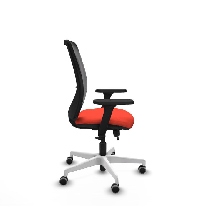 PIQUERAS Y CRESPO Silla de oficina Zulema Naranja oscuro/Negro