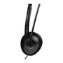 LogiLink Auriculares Diadema HS0055 con Micrófono de Brazo, Alámbrico, Supraaurales, Negro, 1.8 m de Cable, 20-20000 Hz, 85 g