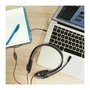LogiLink Auriculares Diadema HS0055 con Micrófono de Brazo, Alámbrico, Supraaurales, Negro, 1.8 m de Cable, 20-20000 Hz, 85 g