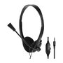 LogiLink Auriculares Diadema HS0055 con Micrófono de Brazo, Alámbrico, Supraaurales, Negro, 1.8 m de Cable, 20-20000 Hz, 85 g