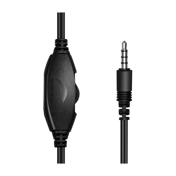 LogiLink Auriculares Diadema HS0055 con Micrófono de Brazo, Alámbrico, Supraaurales, Negro, 1.8 m de Cable, 20-20000 Hz, 85 g