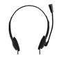 LogiLink Auriculares Diadema HS0055 con Micrófono de Brazo, Alámbrico, Supraaurales, Negro, 1.8 m de Cable, 20-20000 Hz, 85 g
