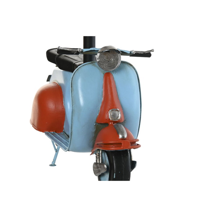 DKD Home Decor Lámpara de Sobremesa Vespa Naranja Metal y Lino