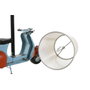 DKD Home Decor Lámpara de Sobremesa Vespa Naranja Metal y Lino