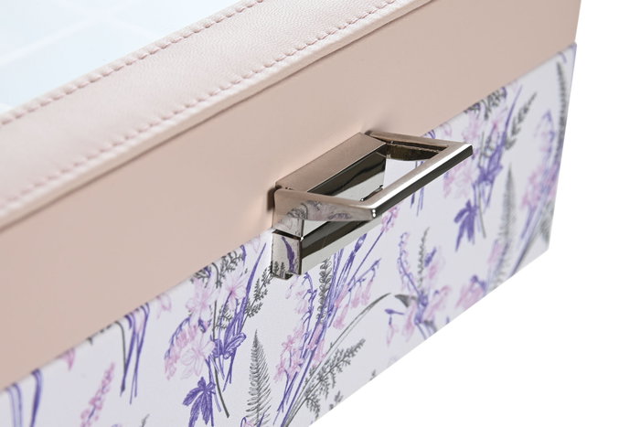 DKD Home Decor Relojero Tradicional Lila Rosa Palo 2 Unidades 19.5 x 9.5 x 22.5 cm