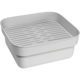 Brabantia Bol de Fregadero con Escurridor Gris Claro