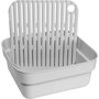 Brabantia Bol de Fregadero con Escurridor Gris Claro