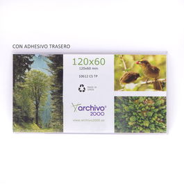 Porta-Nombres Mural A.2000 120X65 Con Adhesivo Transparente