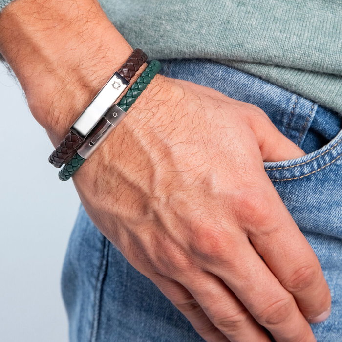 Pulsera Hombre One Jewels OAMB4101LC-S Marrón