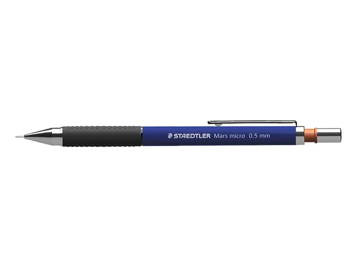 Staedtler Portaminas Mars Micro 0,5 mm con Mina Incluida y Goma de Borrar
