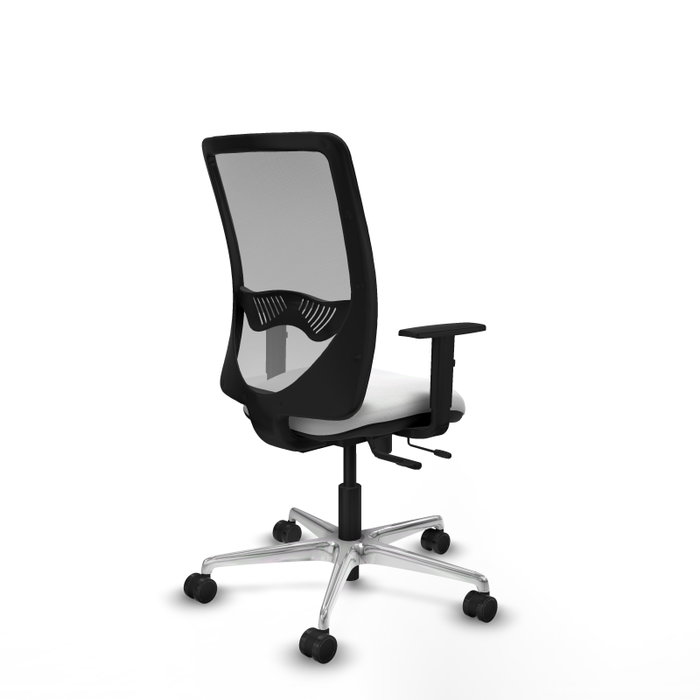 PIQUERAS Y CRESPO Silla de oficina Zulema con mecanismo Sincro/Traslack Blanco y Gris PIQUERAS Y CRESPO Silla de oficina Zulema con mecanismo Sincro/Traslack Blanco y Gris