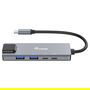 EQUIP 133496 Adaptador USB-C a RJ45 2500 Mbps con 2x USB 3.2 + 1x USB-C y 100W PD