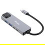 EQUIP 133496 Adaptador USB-C a RJ45 2500 Mbps con 2x USB 3.2 + 1x USB-C y 100W PD