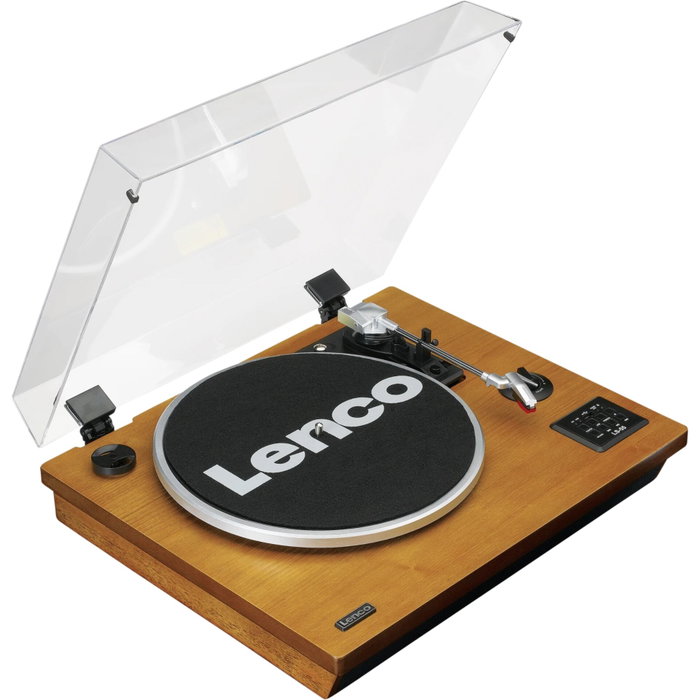 Lenco LS-55WA Tocadiscos de Vinilo Semiautomático con Bluetooth, USB y Altavoces, Madera Walnut Lenco LS-55WA Tocadiscos de Vinilo Semiautomático con Bluetooth, USB y Altavoces, Madera Walnut