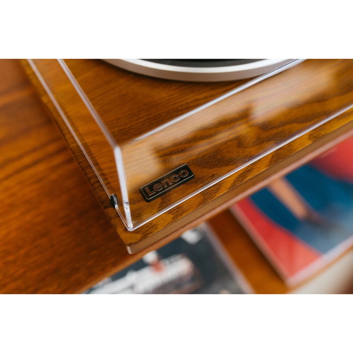 Lenco LS-55WA Tocadiscos de Vinilo Semiautomático con Bluetooth, USB y Altavoces, Madera Walnut Lenco LS-55WA Tocadiscos de Vinilo Semiautomático con Bluetooth, USB y Altavoces, Madera Walnut