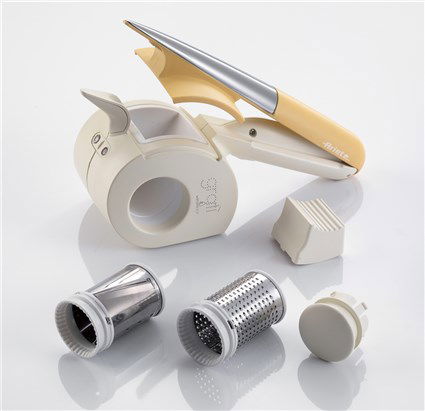 Ariete 457 Rallador Eléctrico Inalámbrico Waterproof con Batería Recargable de Litio para Queso, Frutos Secos y Chocolate