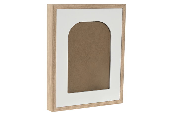 DKD Home Decor Marco de Fotos 13x18 MDF Blanco para Pared