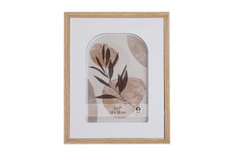 DKD Home Decor Marco de Fotos 13x18 MDF Blanco para Pared