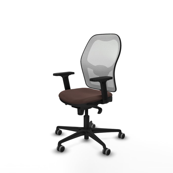 PIQUERAS Y CRESPO Silla de oficina Jorquera Marrón y Blanco
