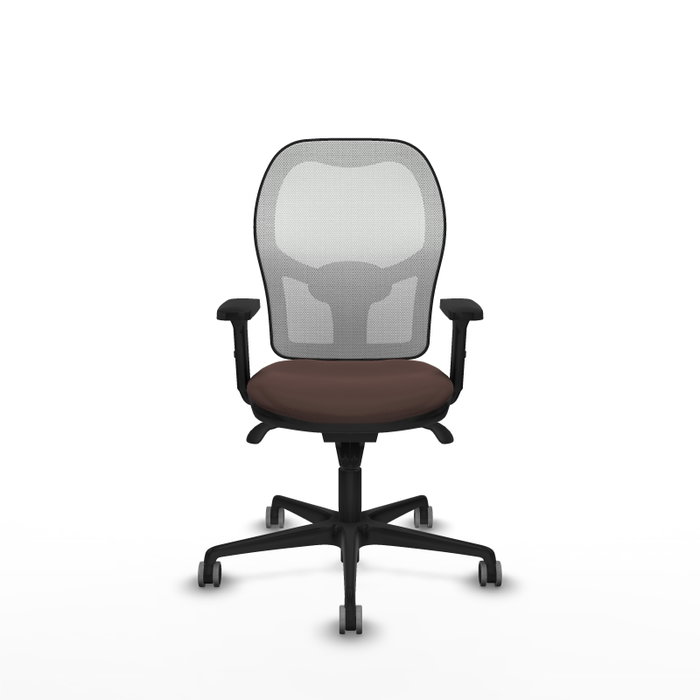 PIQUERAS Y CRESPO Silla de oficina Jorquera Marrón y Blanco