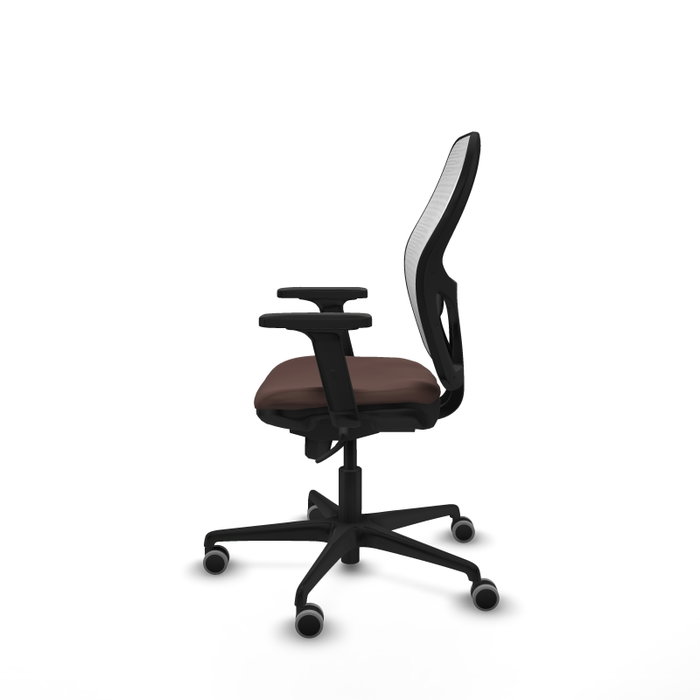 PIQUERAS Y CRESPO Silla de oficina Jorquera Marrón y Blanco