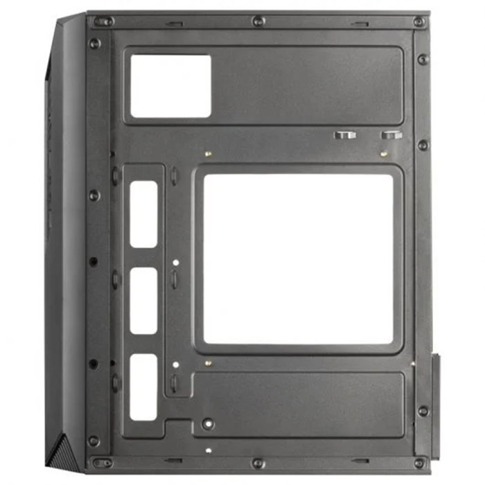 Mars Gaming Caja Gaming MC-S1 Compacta Micro-ATX Negra con Iluminación ARGB Frontal, Ventana Lateral y Ventilador FRGB Trasero Incluido