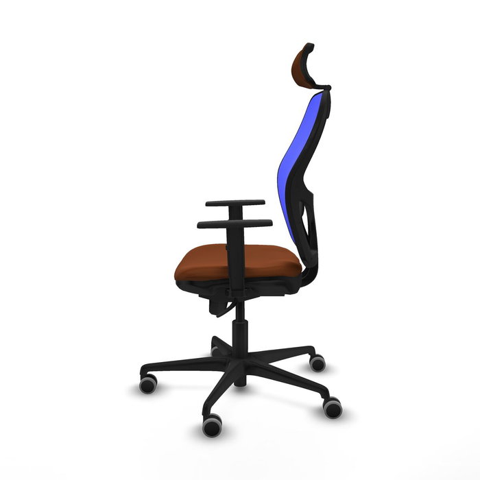 PIQUERAS Y CRESPO Silla de oficina Jorquera Marrón y Azul PIQUERAS Y CRESPO Silla de oficina Jorquera Marrón y Azul