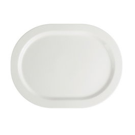 Villeroy & Boch Easy Bl. Fuente Oval de porcelana para vajilla, 31 cm (Set de 12)
