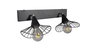 DKD Home Decor Lámpara Aplique Metal Negro 50x21x16cm